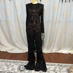 An original Nadine Merabi evening jumpsuit